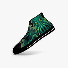 Load image into Gallery viewer, Cthulhu Hi Top Sneakers - HP Lovecraft Sea Monster Shoes (JPSNCTHULHU)
