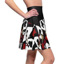 Load image into Gallery viewer, Alice in Wonderland Queen of Hearts Skater Skirt
