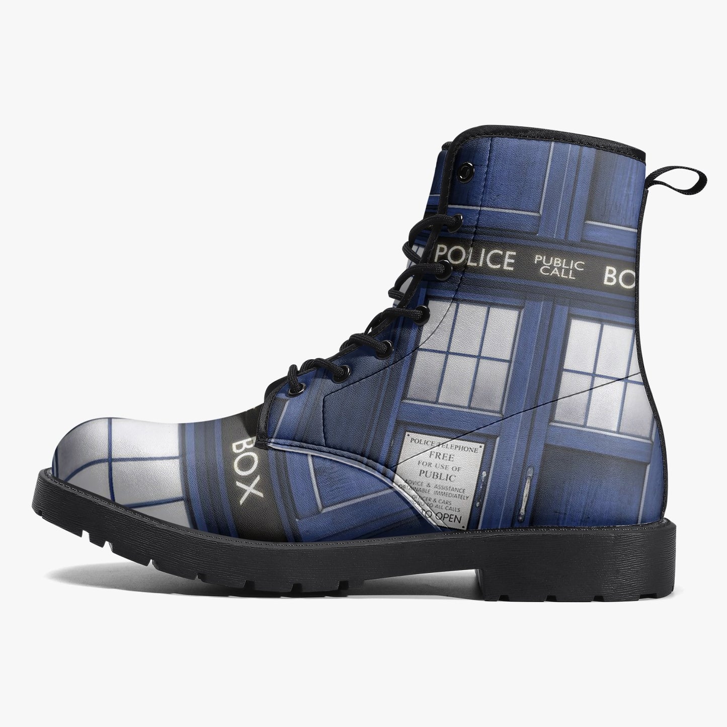 TARDIS Dr Who Police Box boots (JPREG31)