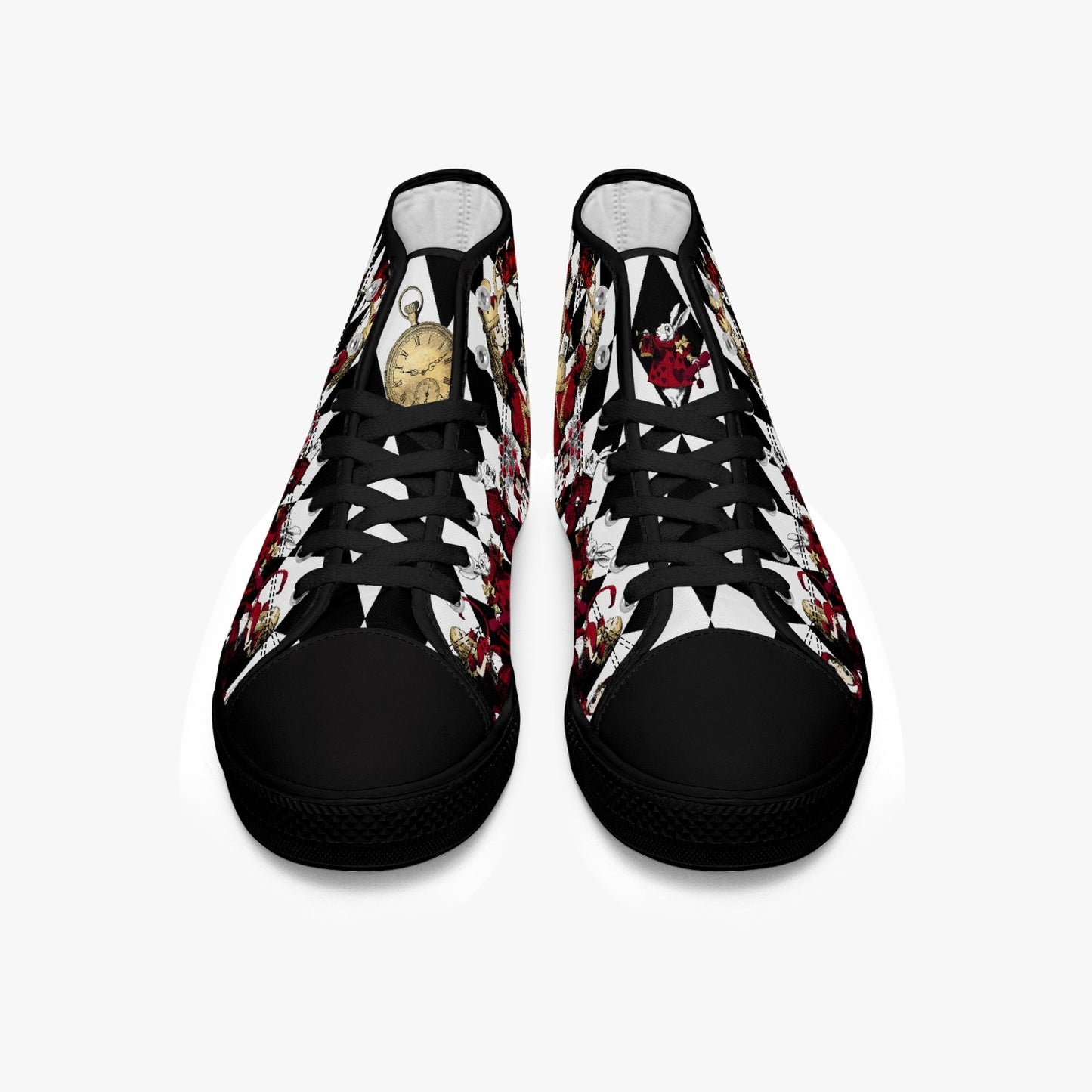 Queen of Hearts High Top Sneakers (JPSNH4W) and (JPSNH5)