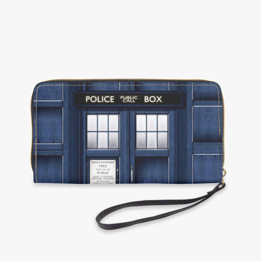 Tardis Zipper Wrist Wallet - Doctor Who Gift