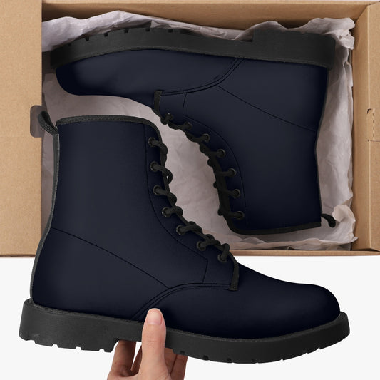 Dark Navy Blue Combat Boots (JPNAV2)