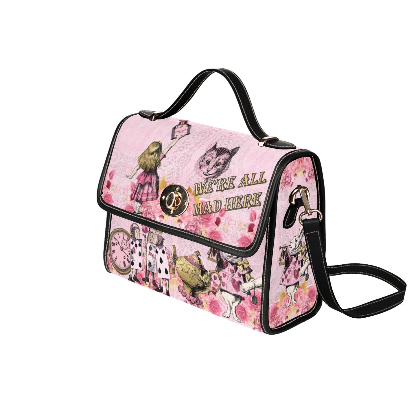 Alice in Wonderland Pink and Gold  - Mad Hatter Tea Party Accessory (2)