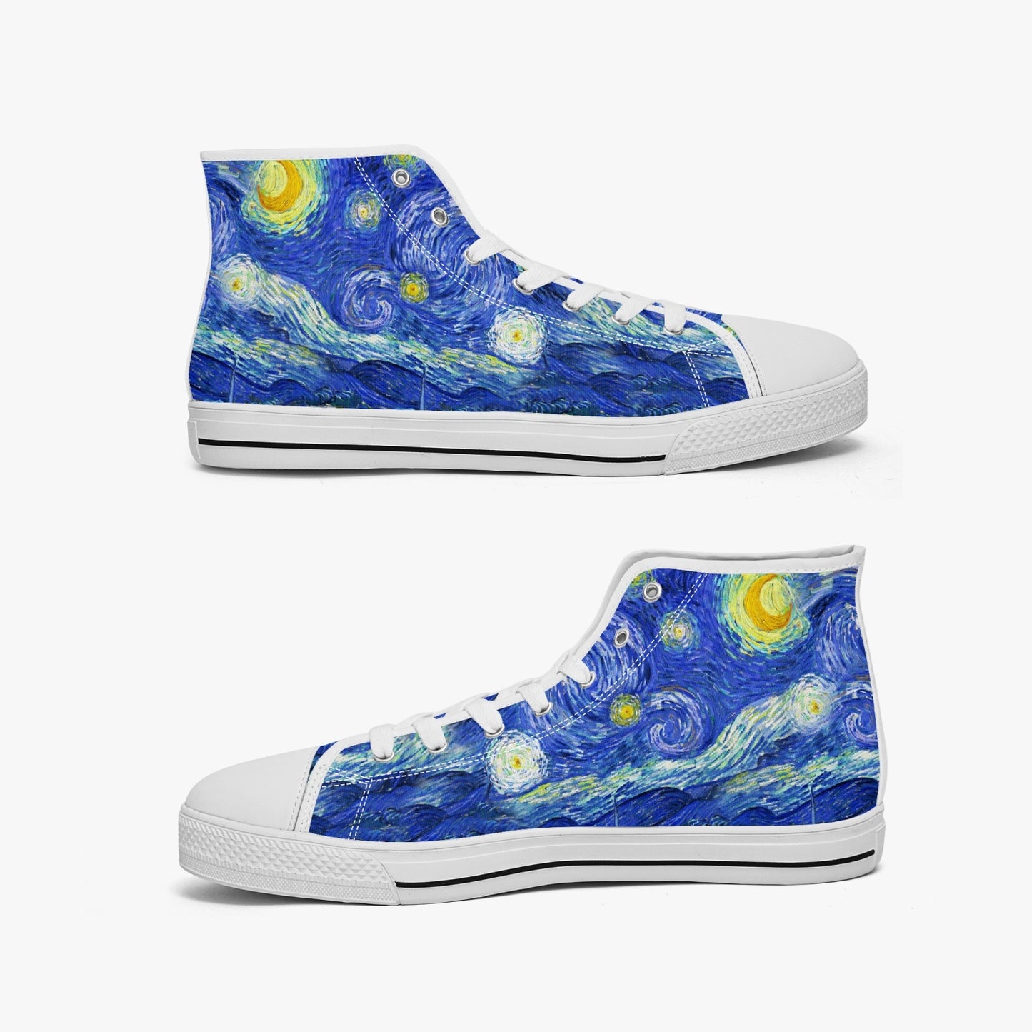 Van Gogh Starry Night High Top Sneakers (JPVGST1)