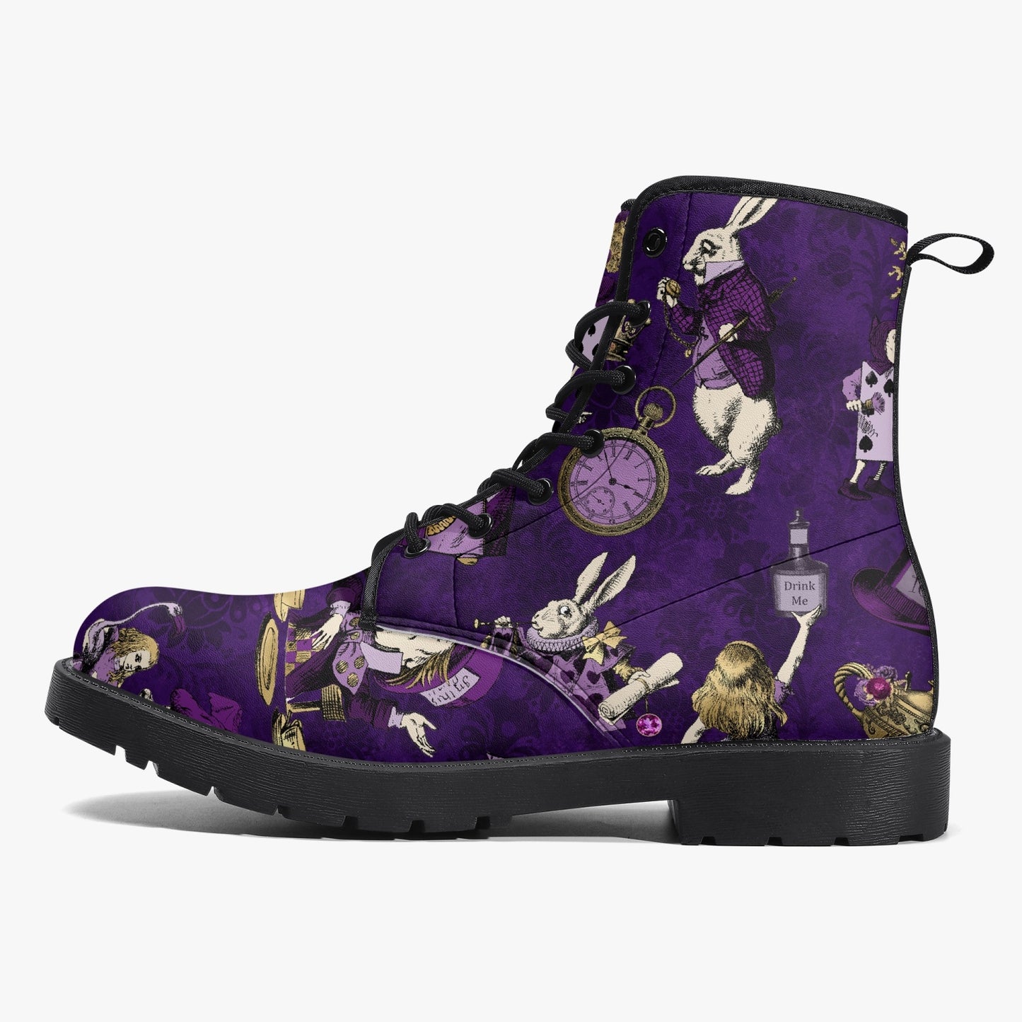 Alice in Wonderland Dark Purple Boots (JPPAP)