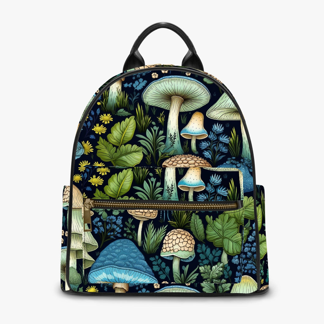 Mushroom Core Green and Blue Forest Small Back Pack (JPBPMGB1)