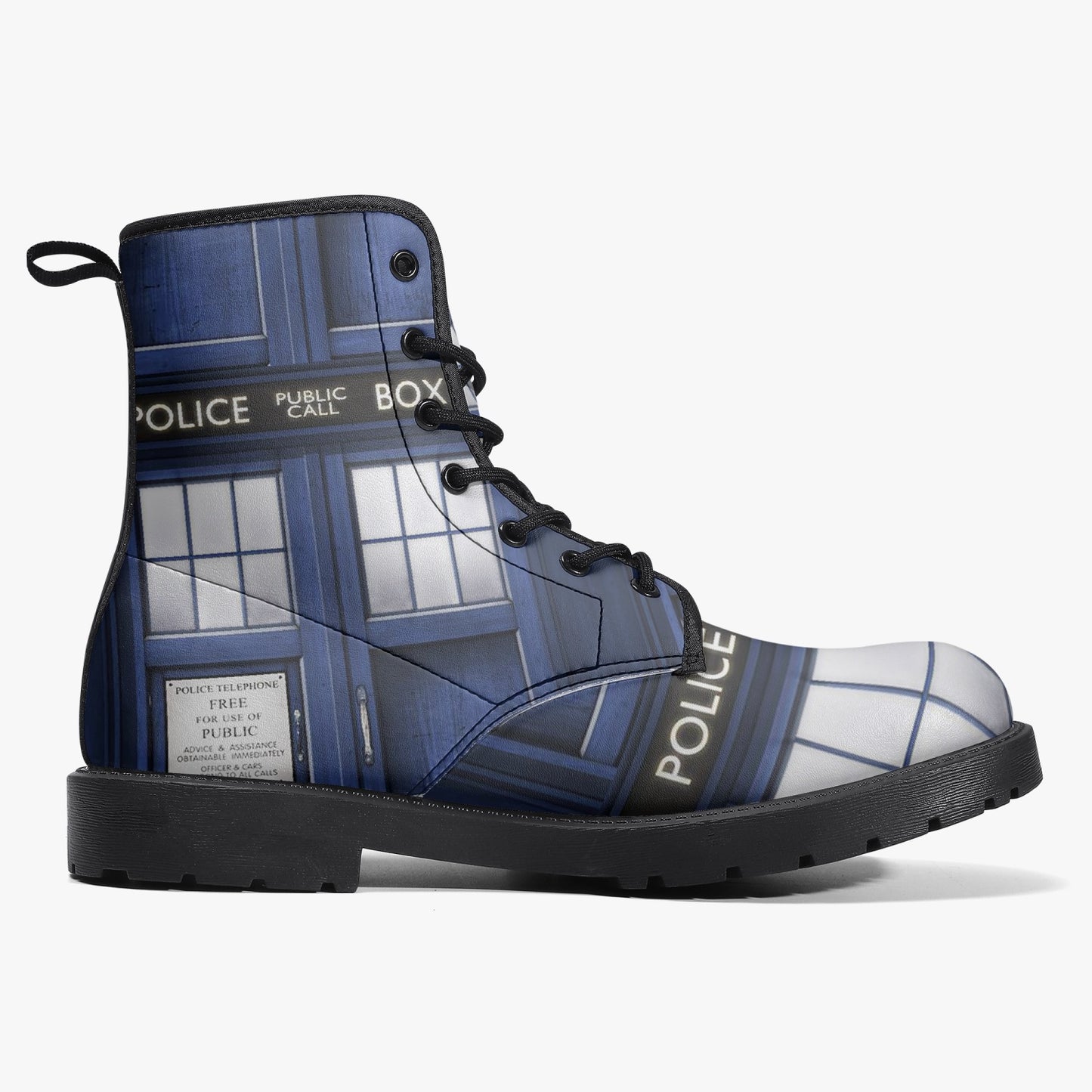 TARDIS Dr Who Police Box boots (JPREG31)