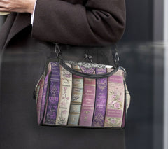 Jane Austen Kisslock Purse – Vintage Book Lover Handbag