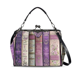 Jane Austen Kisslock Purse – Vintage Book Lover Handbag