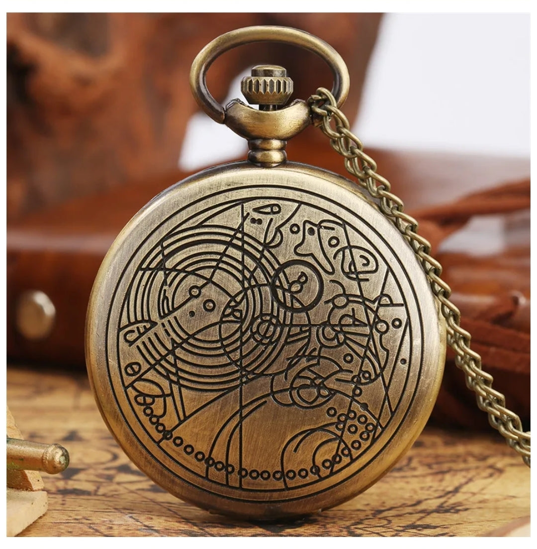 Doctor Who - Bronze Gallifreyan Pocket Watch X 4