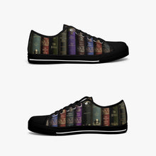 Load image into Gallery viewer, Vintage Library Books Lo top Sneakers - Librarian Shoes - Dark Academia Fun Sneakers (JP3993)
