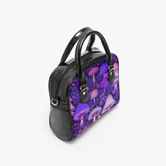 Purple Mushroomcore Shoulder Handbag (JPHBPP)