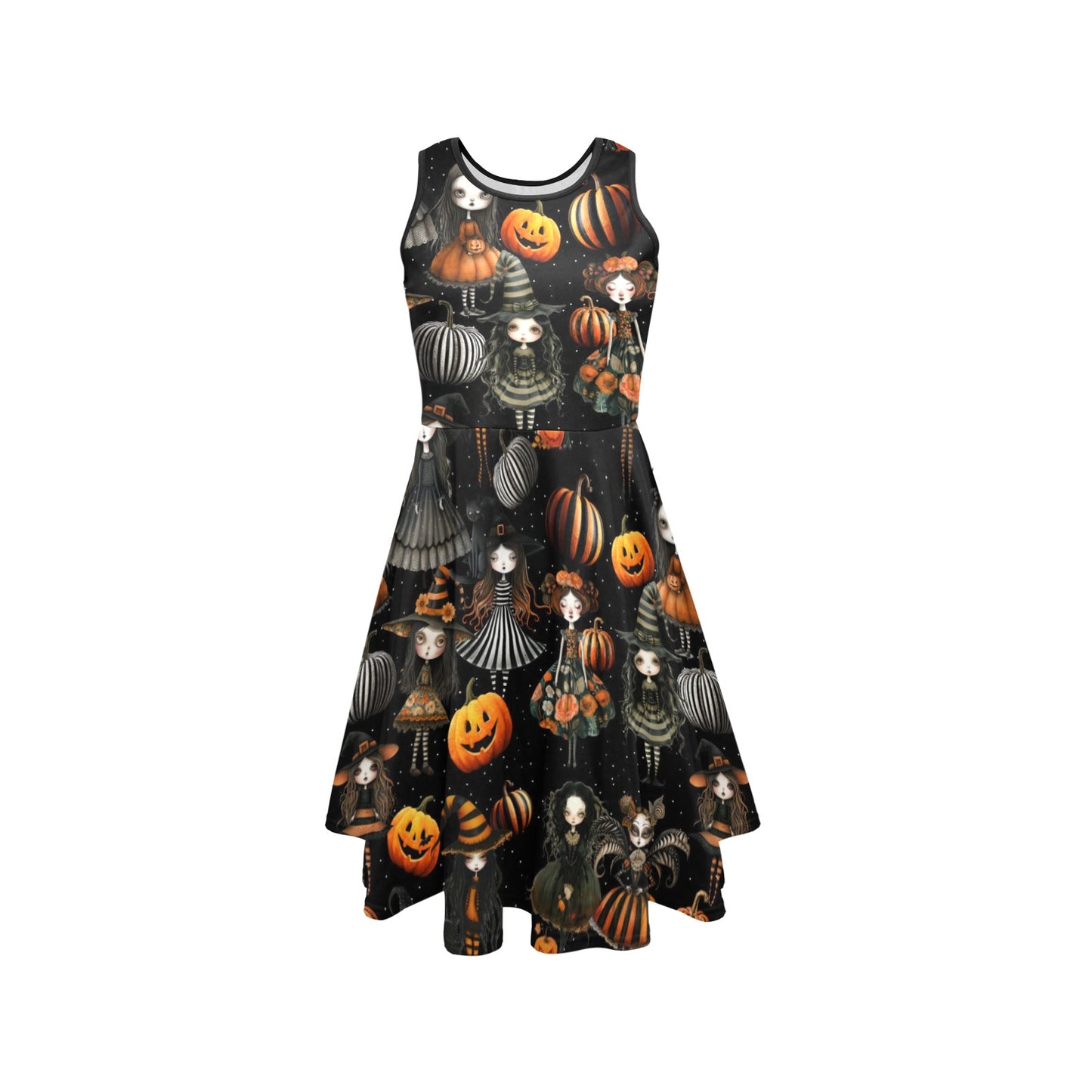 Halloween Dolls - Cute Spooky Dolls Party Dress for Halloween - Plus Size Friendly