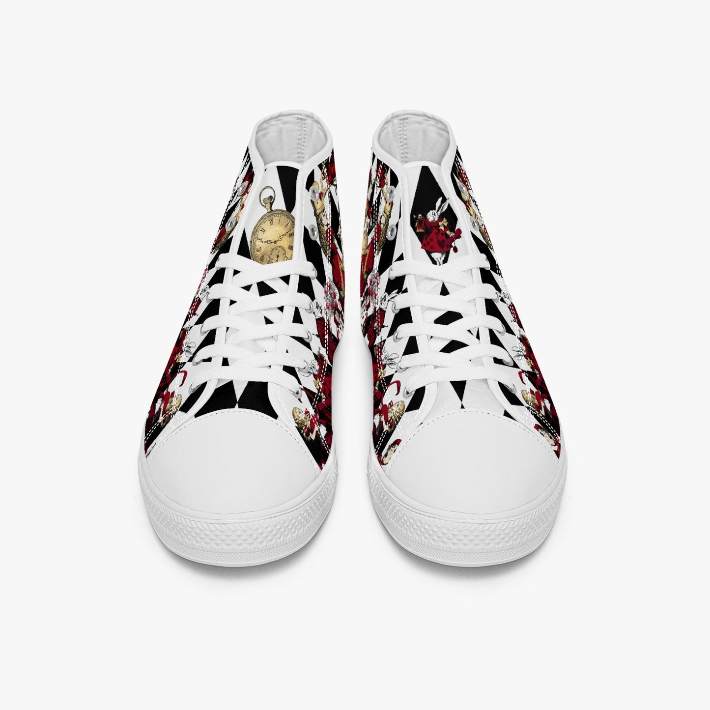 Queen of Hearts High Top Sneakers (JPSNH4W) and (JPSNH5)