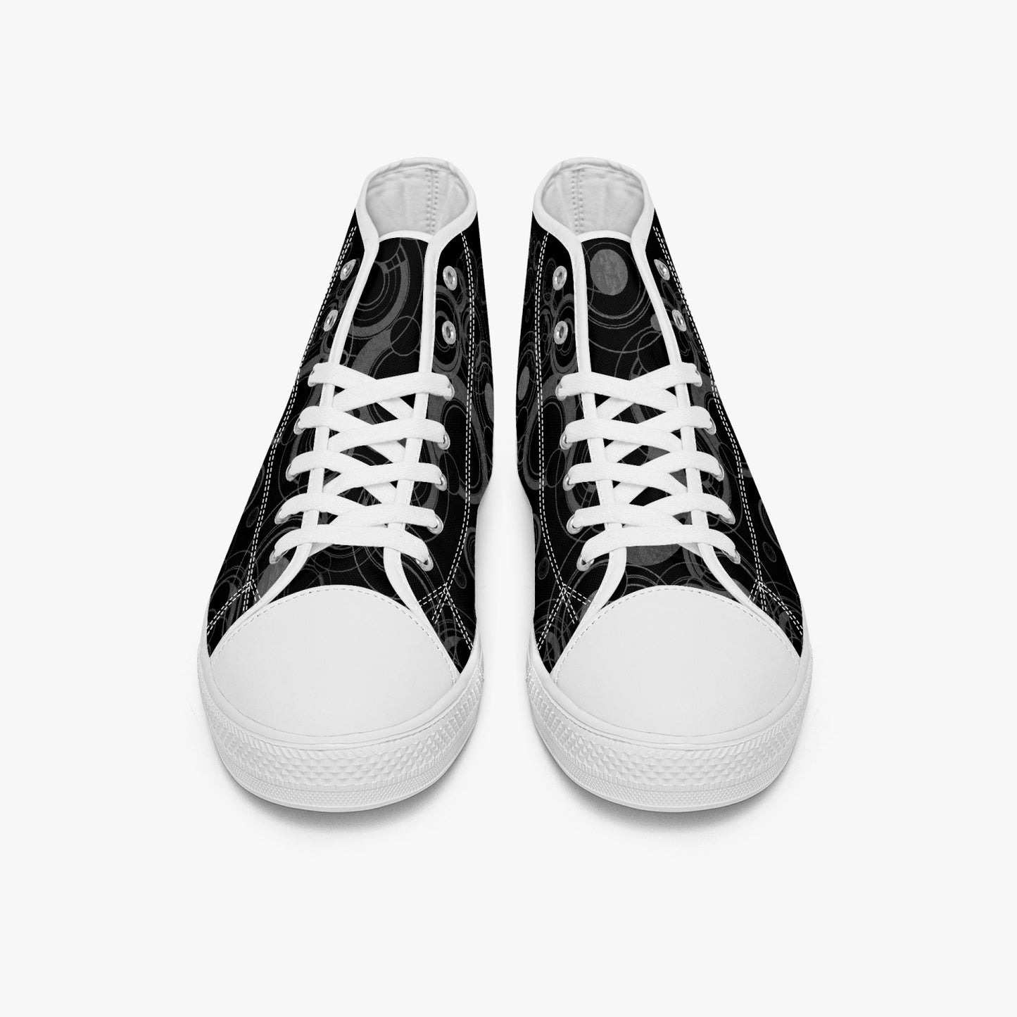 Doctor Who Gallifreyan Black Hi Top Sneakers (JPSN25)