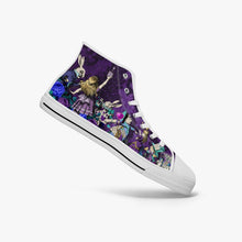 Load image into Gallery viewer, Alice In Wonderland Gothic Purple High Top Sneakers (JPAIWP)
