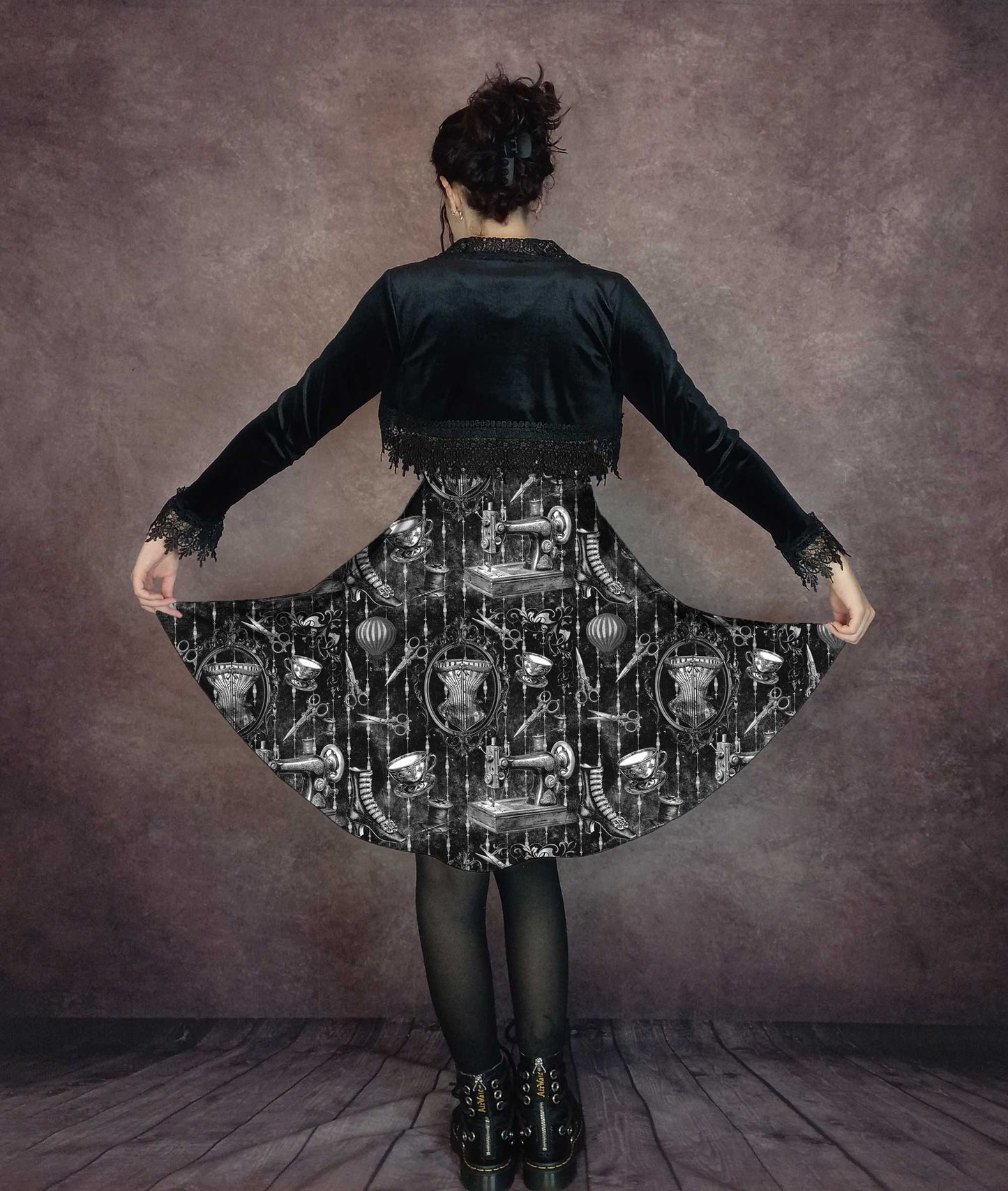 Steampunk Sewing, Corsets and Raven Dress - Gothic Sewing Theme Dress