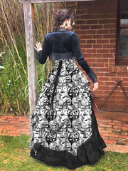 Nightmare Before Christmas Victorian Corset Gown