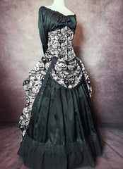 Nightmare Before Christmas Victorian Corset Gown