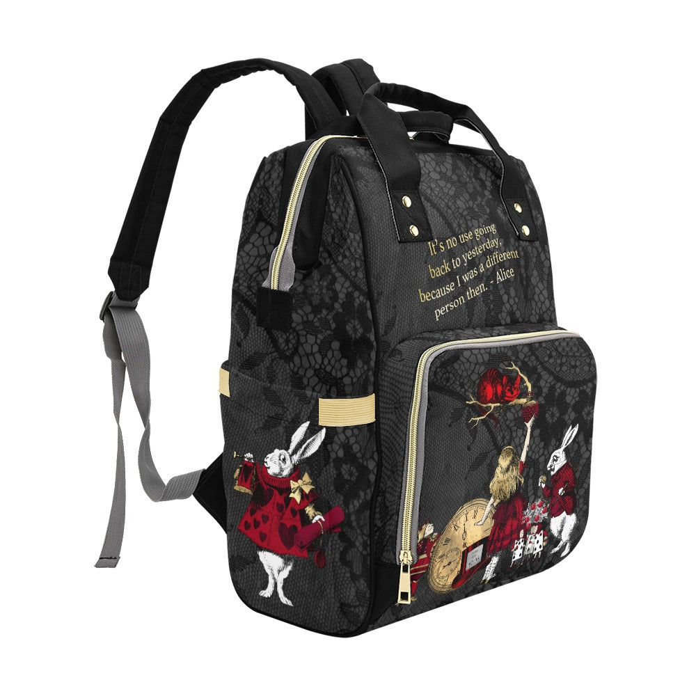 Alice in Wonderland - Diaper Bag - Multi Use Craft Bag (ADIA1)