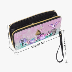 Pastel Goth Alice in Wonderland Zipper Wallet - Kawaii Alice in Wonderland Purse (JPCZWPAG)
