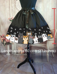 Cute Kitty Cats 50's Style Skirt - Cat Rescue Event Skirt