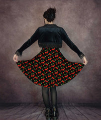 Sweet Cherry Dreams Dress - Plus Size Friendly - (Thicker Fabric)