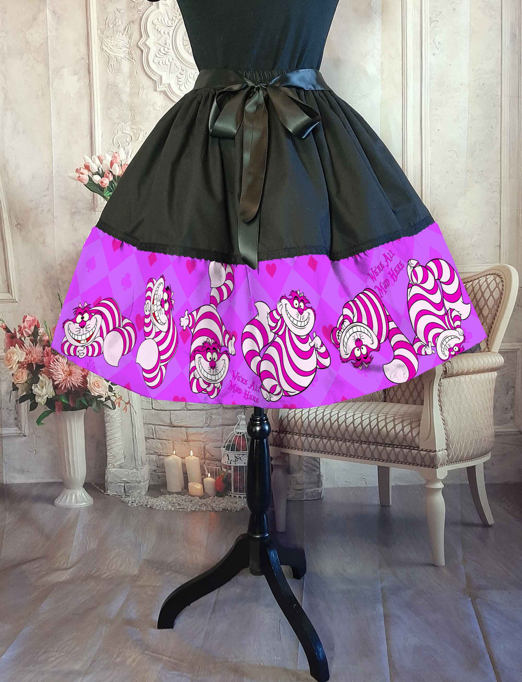 Cheshire Cat Tea Party Skirt - Mad Hatter Tea Party Costume - Alice Cosplay