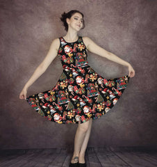 Christmas Party Dress - Playful Plus Size Friendly Christmas Dress