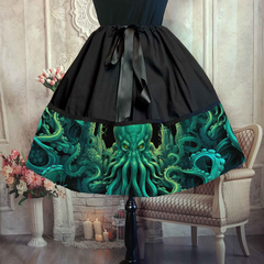 Cthulhu 50's Style Rockabilly Skirt