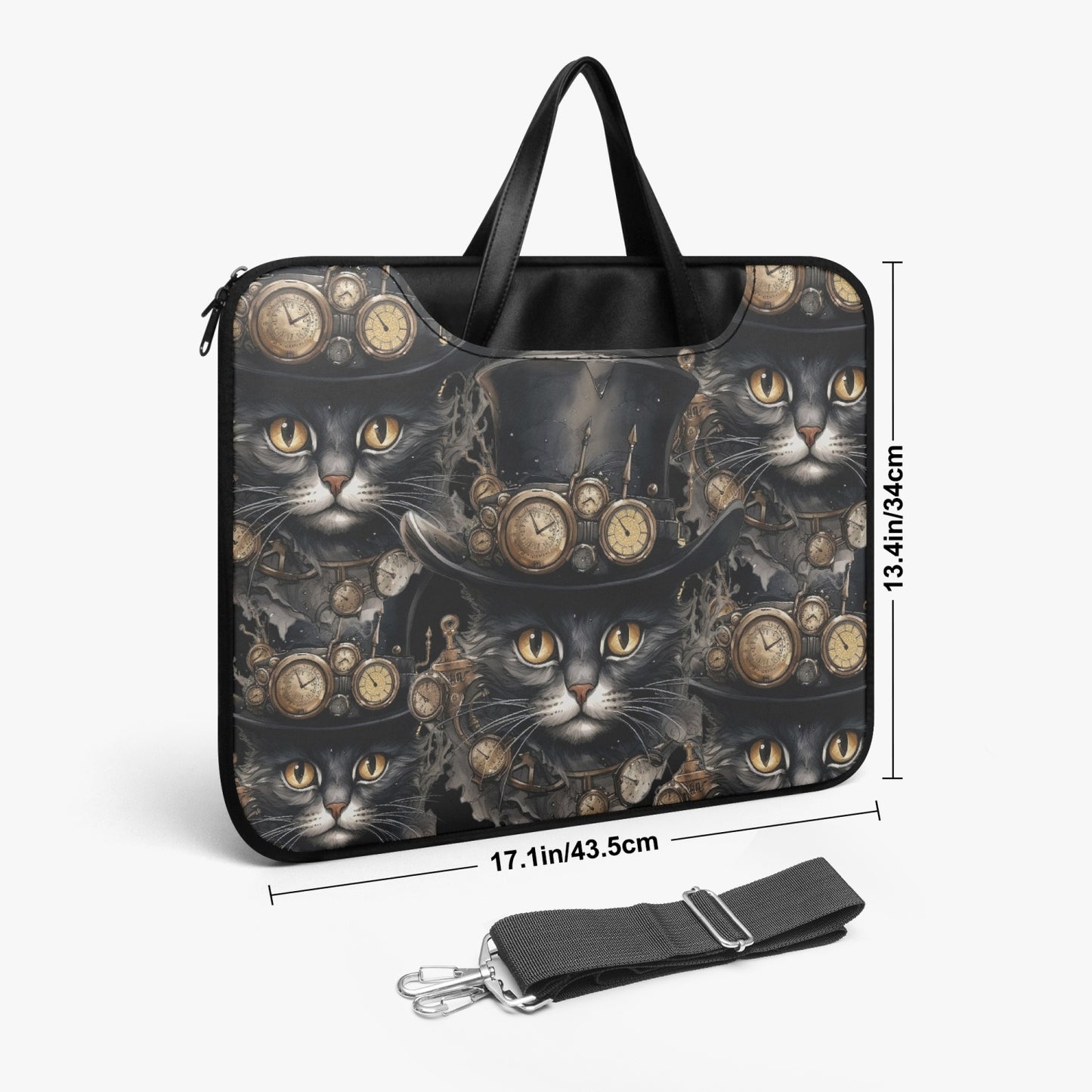 Steampunk 16 inch Laptop Bag