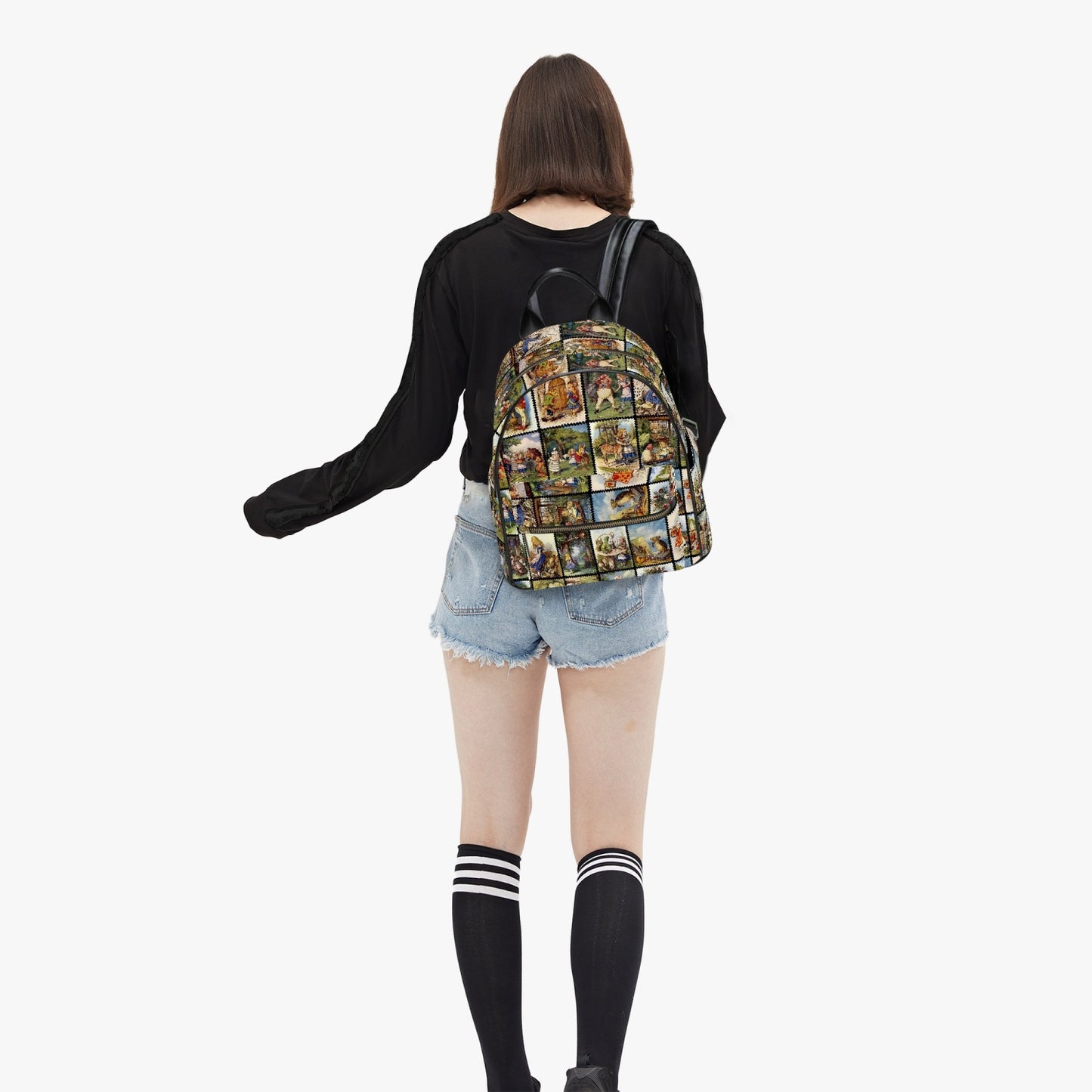 Alice in Wonderland Vintage Style Cute Backpack (JPBPAC)