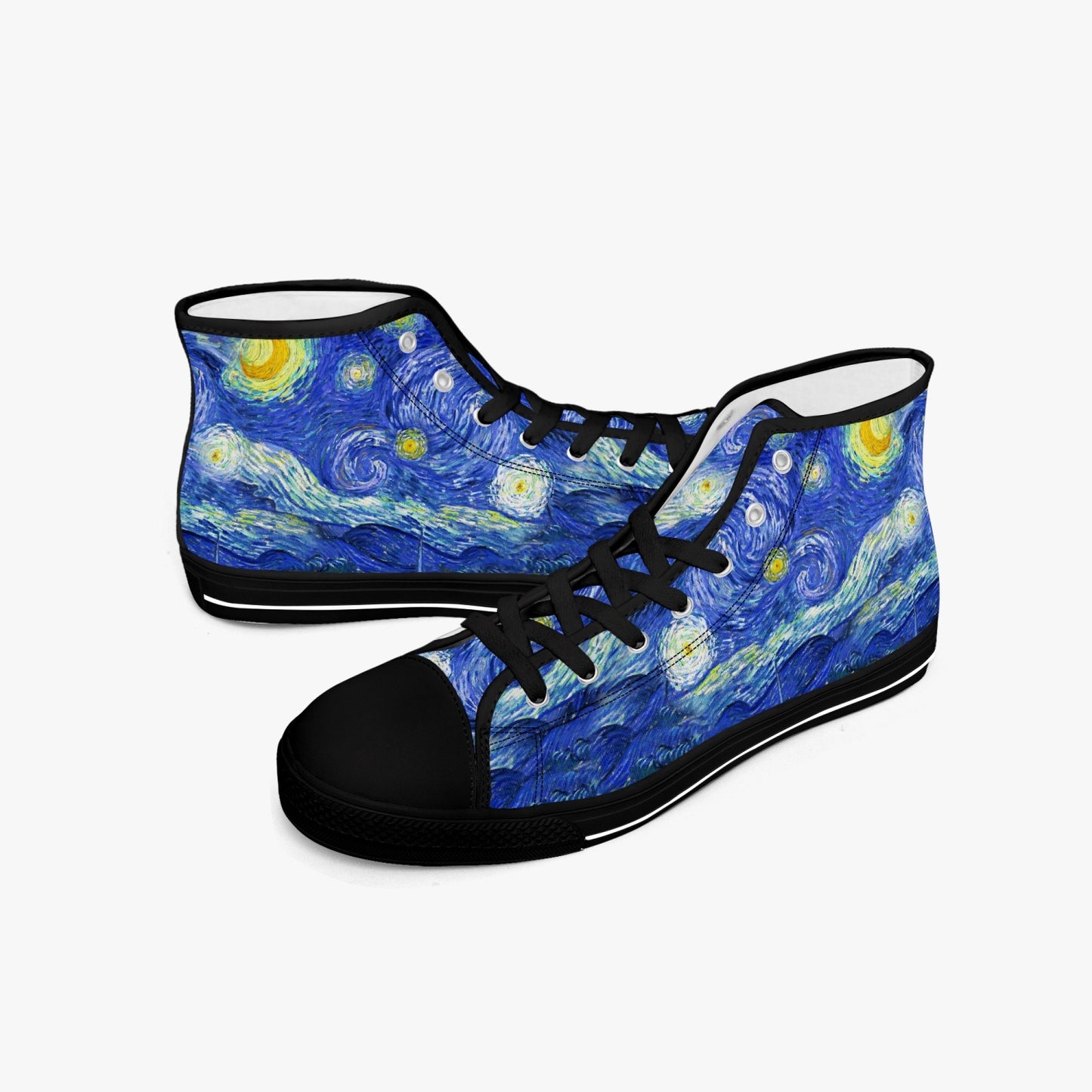 Van Gogh Starry Night High Top Sneakers (JPVGST1)