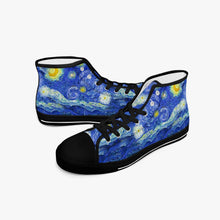 Load image into Gallery viewer, Van Gogh Starry Night High Top Sneakers (JPVGST1)
