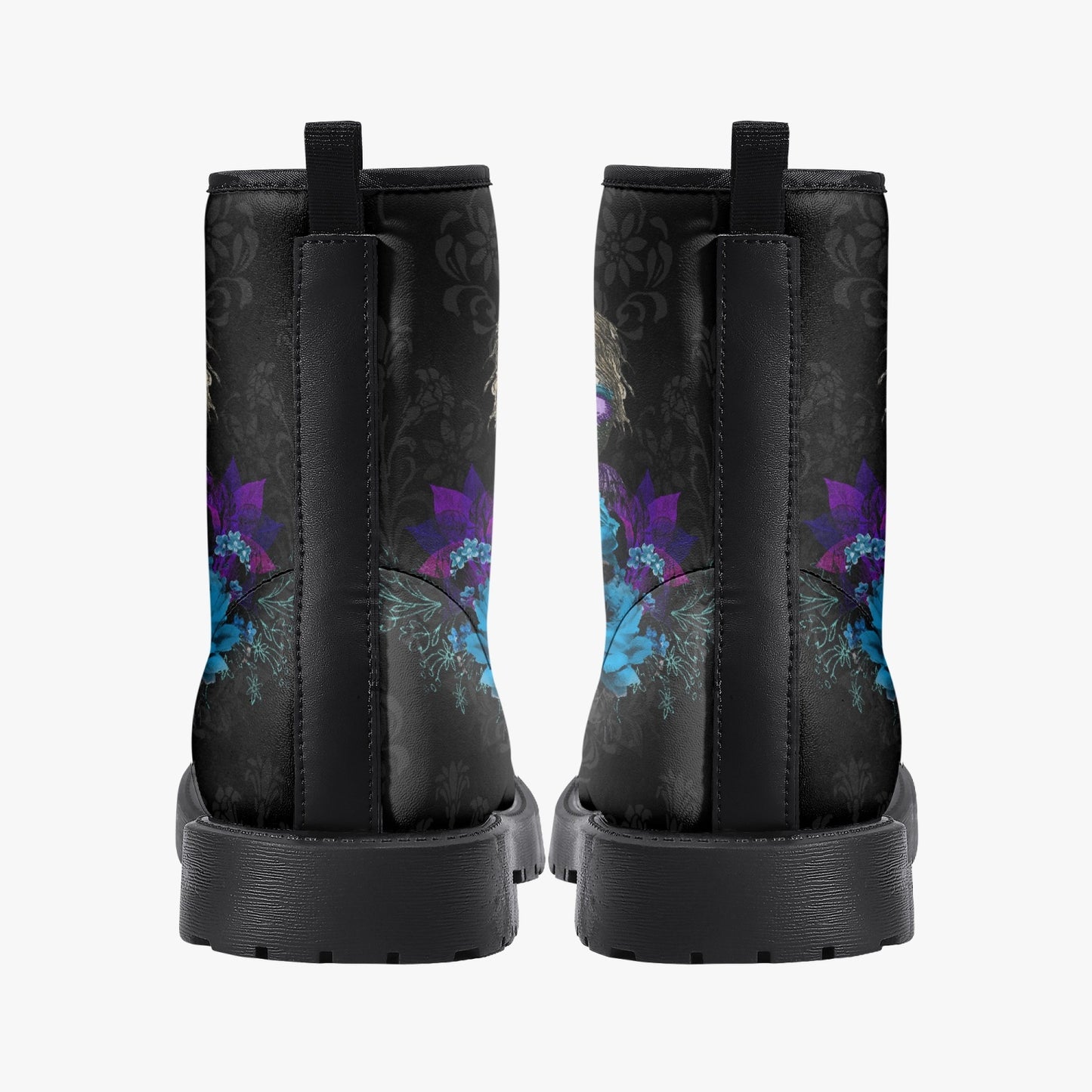 Alice in Wonderland Boots - Alice Tumbling Down the Rabbithole Gothic Boots (JPREG15)