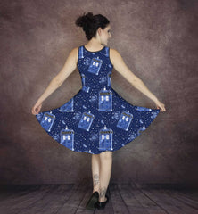Doctor Who Tardis Dress - Convention Dress - Plus Size Friendly
