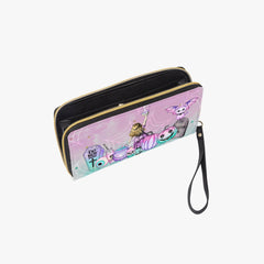 Pastel Goth Alice in Wonderland Zipper Wallet - Kawaii Alice in Wonderland Purse (JPCZWPAG)