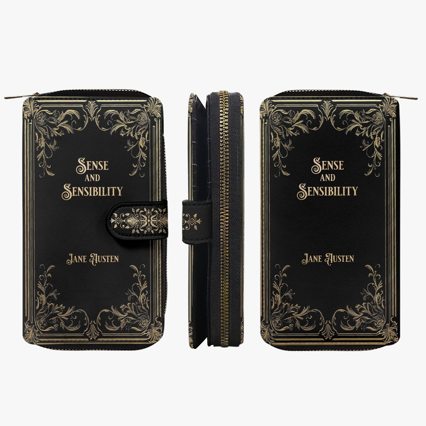 Jane Austen - Sense and Sensibility Zipper Wallet (JPJAWALL)