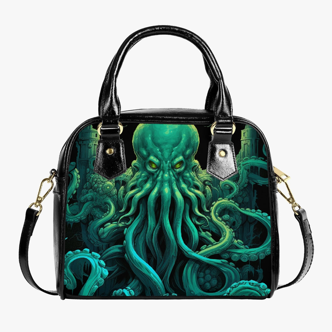 Cthulhu Shoulder Handbag - Sea Monster Purse - HP Lovecraft Victorian Horror Bag (JPHPLOVE)