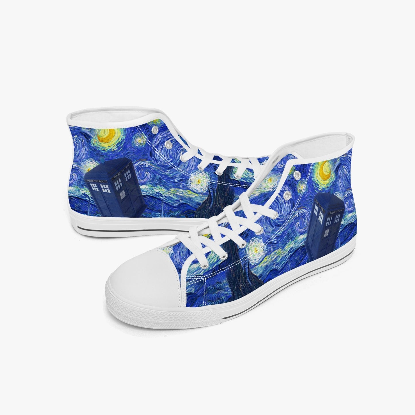 Van Gogh & The Doctor, Women's High Top Sneakers JPREG51