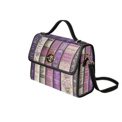 Jane Austen Satchel with Black Trim and Shoulder Strap