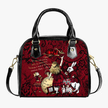 Load image into Gallery viewer, Alice in Wonderland Handbag - Red Goth Alice Shoulder Bag ( JPRAQ)
