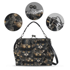 SteamCat Kisslock Purse