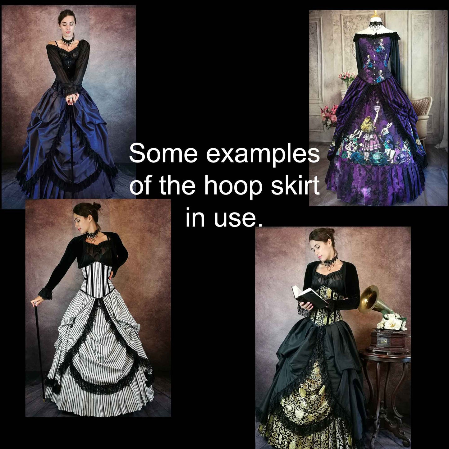 Majestical Petticoat and Hoop Skirt Set