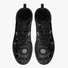 Load image into Gallery viewer, Gallifreyan Doctor Who Combat Boots - Gift for Whovian JPREG57)
