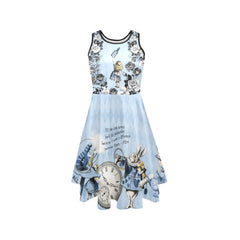 Blue Alice in Wonderland Dress (AABLUEA) Plus Size Friendly
