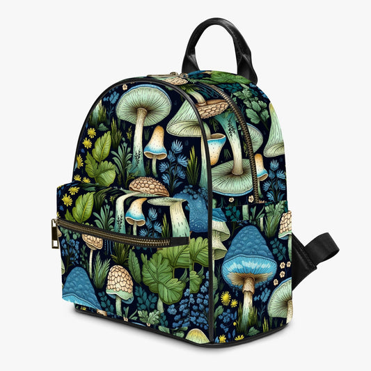 Mushroom Core Green and Blue Forest Small Back Pack (JPBPMGB1)