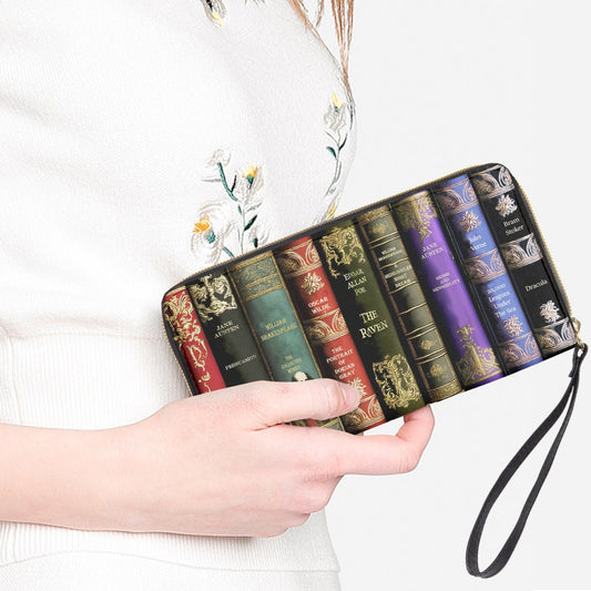 Vintage Books Zipper Wallet (JPZWBOOKS)