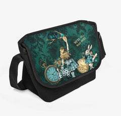 Alice in Wonderland Green Messenger Bag (JPGMB)