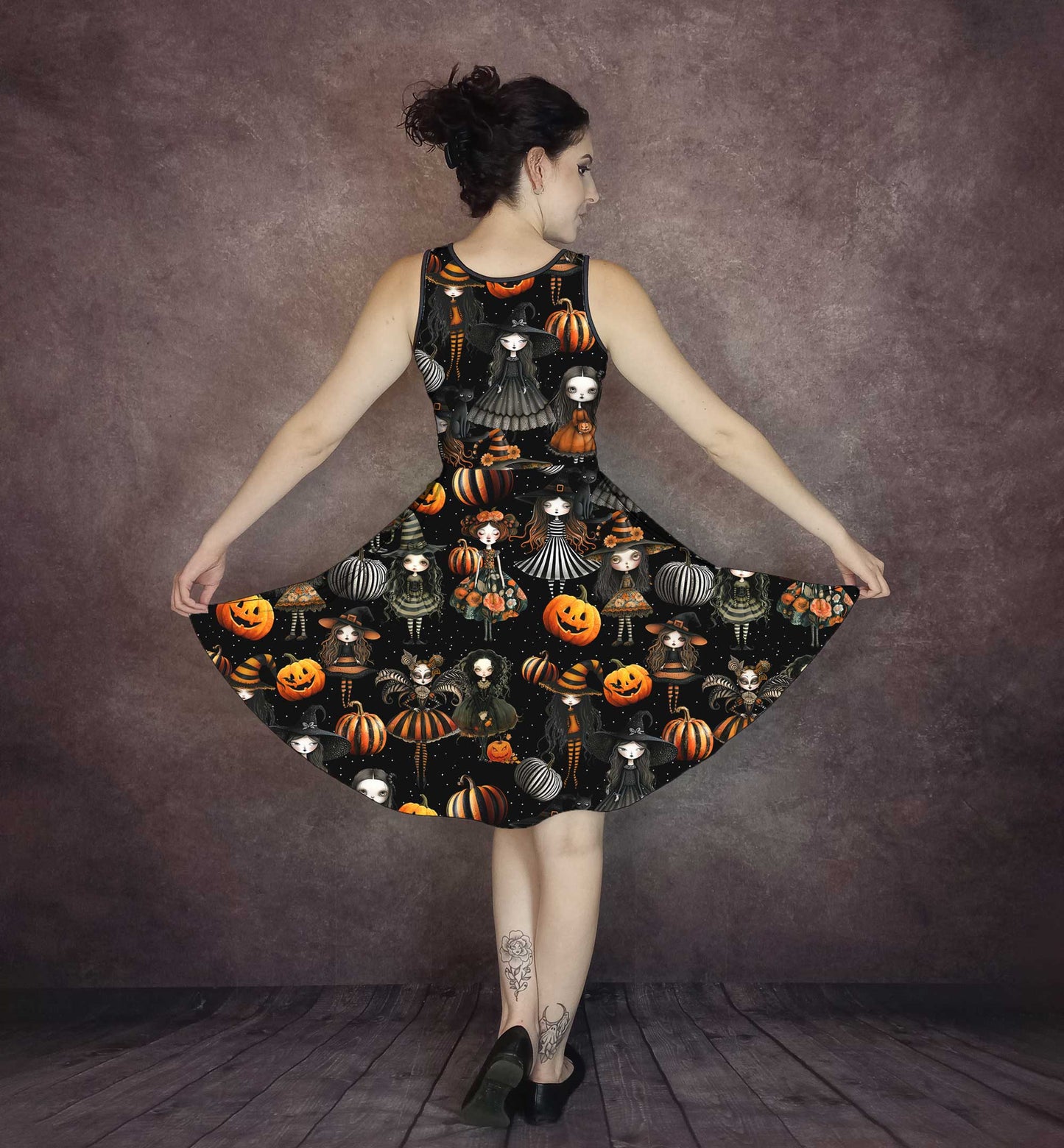 Halloween Dolls - Cute Spooky Dolls Party Dress for Halloween - Plus Size Friendly
